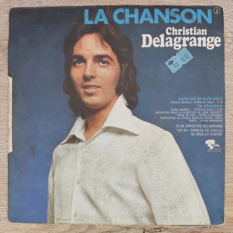 Christian Delagrange – Sans Toi Je Suis Seul 45LİK PLAK