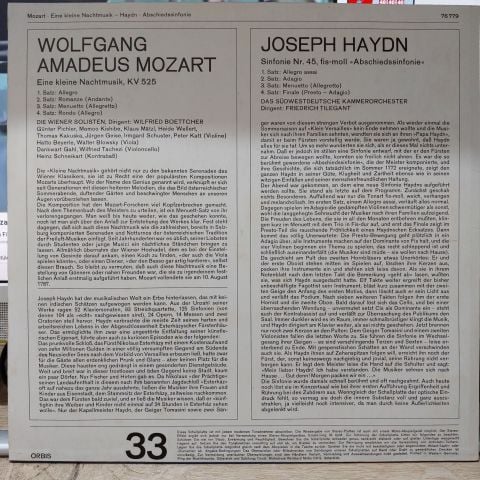 Mozar , Hayd  – Eine Kleine Nachtmusik LP PLAK