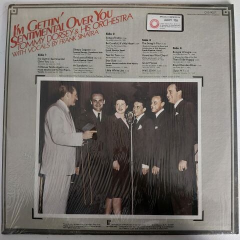 Tommy Dorsey And His Orchestra With Frank Sinatra – I'm Gettin' Sentimental Over You LP PLAK