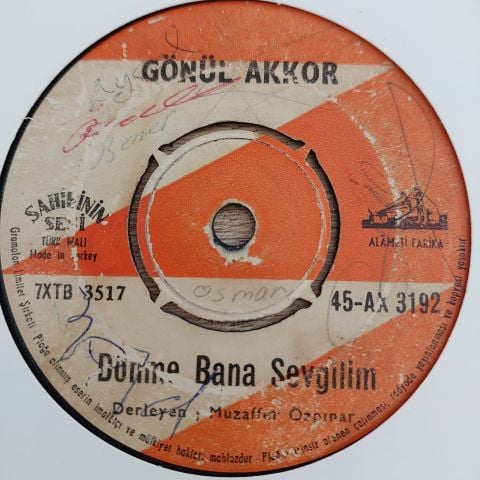 GÖNÜL AKKOR - BAHARIM GÜZE DÖNDÜ 45LİK PLAK