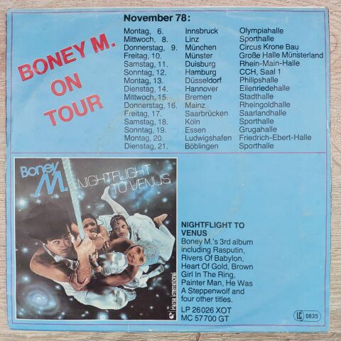 Boney M. – Rasputin / Painter Man 45LİK PLAK