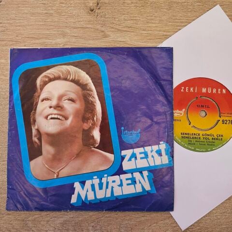 Zeki Müren – Şarkıların Kaderi / Senelerce Gönül Çek Senelerce Yol Bekle 45LİK PLAK