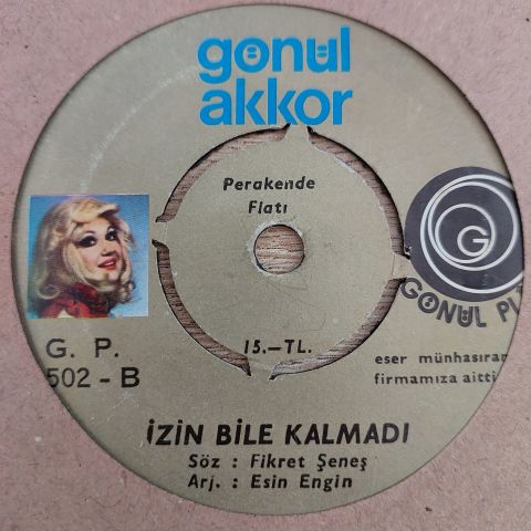 GÖNÜL AKKOR - KÜL DEĞİL ATEŞ 45LİK PLAK
