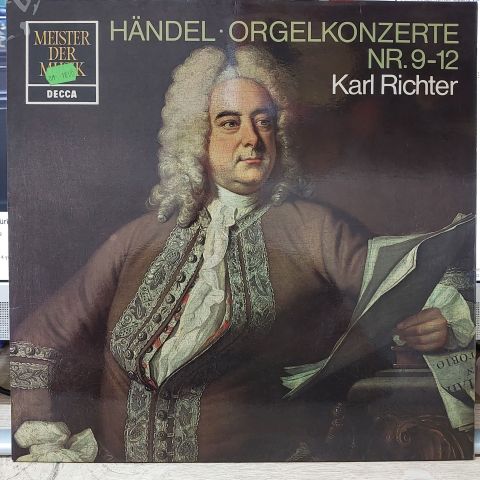 Händel, Karl Richter – Orgelkonzerte Nr. 9-12 LP PLAK