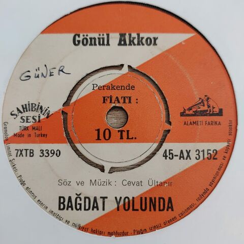 GÖNÜL AKKOR - BEŞ ÇAYINA BEKLERİM 45LİK PLAK