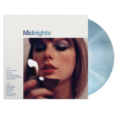 TAYLOR SWİFT - Midnights (Limited Special Edition - Moonstone Blue Marbled  LP PLAK