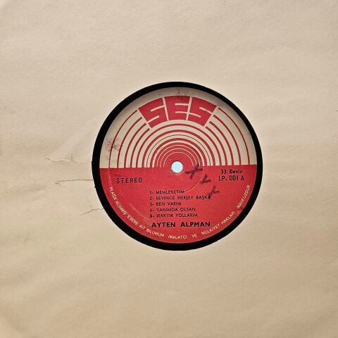 Ayten Alpman – Memleketim LP PLAK