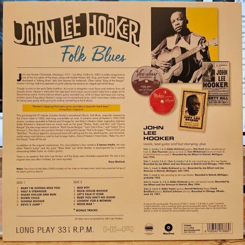 John Lee Hooker – Folk Blues LP PLAK