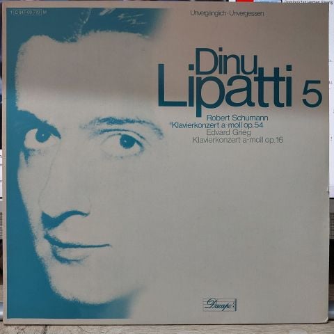 Robert Schumann / Edvard Grieg - Dinu Lipatti  LP PLAK
