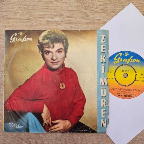Zeki Müren – Dert Ortağımsın Benim / Yaralı Gönül 45LİK PLAK