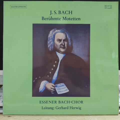 J. S. Bach*, Essener Bach-Chor* ,Leitung: Gerhard Herwig – Berühmte Motetten LP PLAK