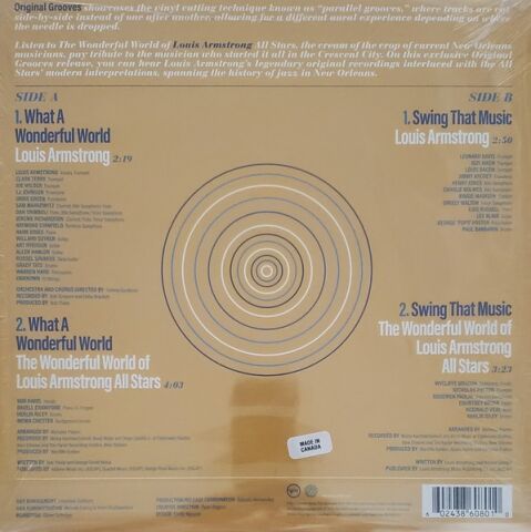 Louis Armstrong - A Gift To Pops LP PLAK