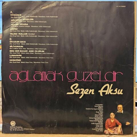 Sezen Aksu – Ağlamak Güzeldir LP PLAK