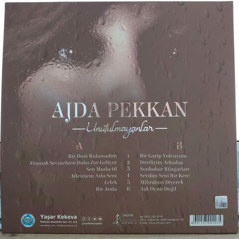 AJDA PEKKAN - UNUTULMAYANLAR LP PLAK