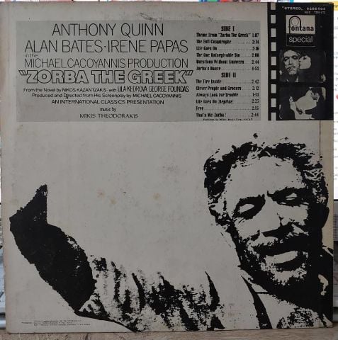 Mikis Theodorakis – Zorba The Greek (Original Soundtrack Album) LP PLAK