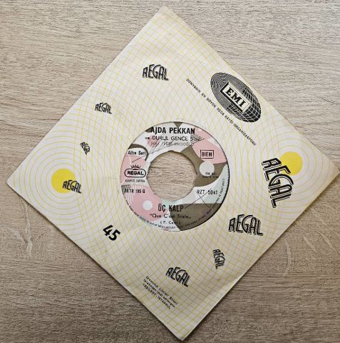 Ajda Pekkan – Dünya Dönüyor / Üç Kalp 45LİK PLAK