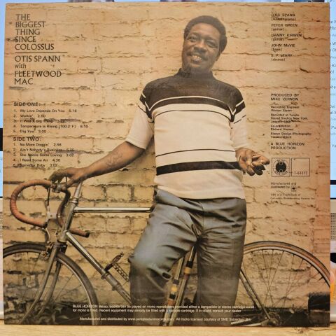 Otis Spann With Fleetwood Mac – The Biggest Thing Since Colossus LP PLAK