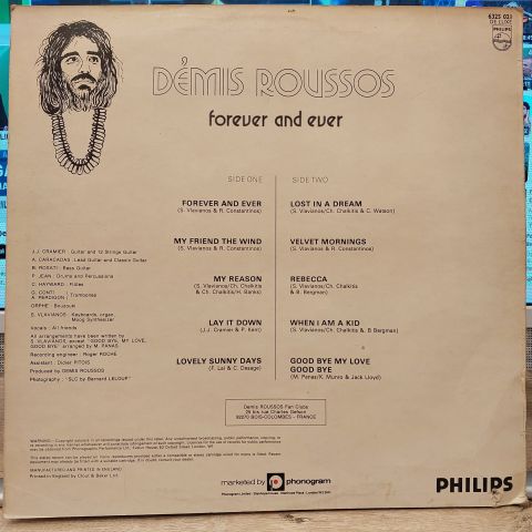 Demis Roussos – Forever And Ever LP PLAK
