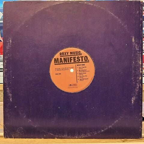 Roxy Music – Manifesto LP PLAK