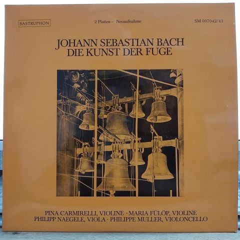 Johann Sebastian Bach, Pina Carmirelli, Maria Fülöp*, Philipp Naegele, Philippe Muller – Die Kunst der Fuge LP PLAK