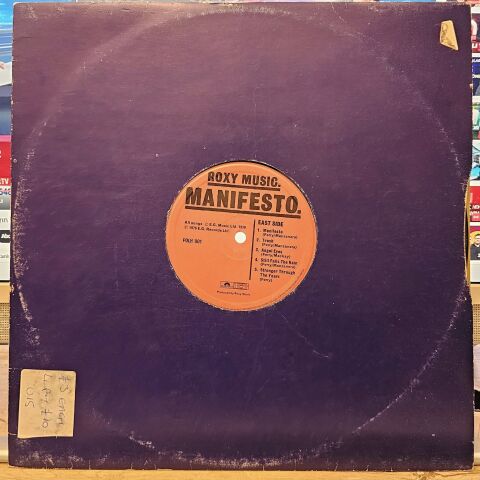 Roxy Music – Manifesto LP PLAK