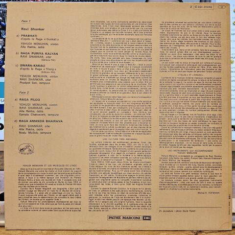 Ravi Shankar Et Yehudi Menuhin – Ravi Shankar Et Yehudi Menuhin LP PLAK