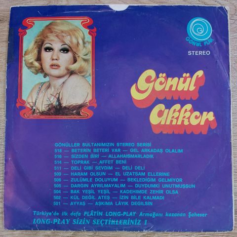 GÖNÜL AKKOR - BETERİN BETERİ VAR 45LİK PLAK