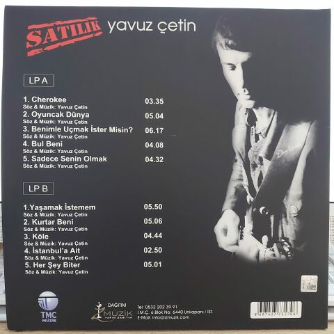 YAVUZ ÇETİN - SATILIK LP PLAK