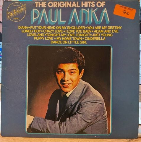 Paul Anka – The Original Hits Of Paul Anka LP PLAK