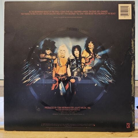Mötley Crüe – Shout At The Devil LP PLAK