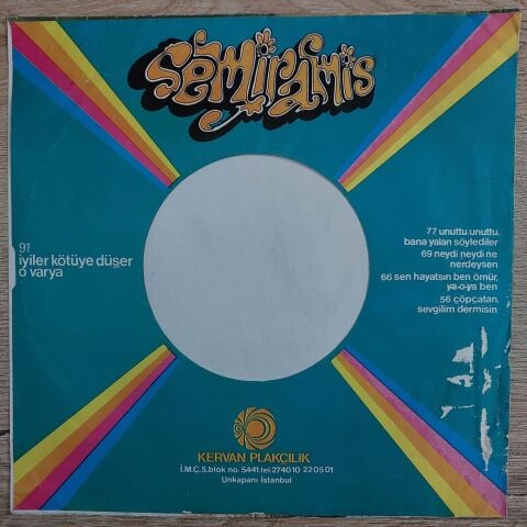 Semiramis Pekkan – İyiler Kötüye Düşer /O Var Ya 45LİK PLAK