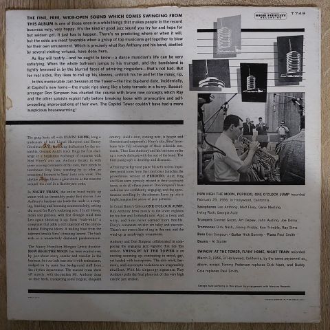 Ray Anthony – Jam Session At The Tower LP PLAK