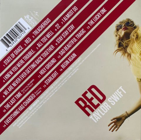 Taylor Swift – Red LP PLAK