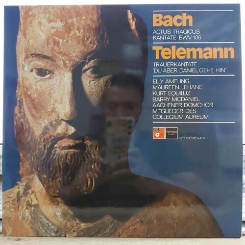 Bach* - Telemann* - Collegium Aureum, Elly Ameling, Maureen Lehane, Kurt Equiluz, Barry McDaniel, Aachener Domchor LP PLAK