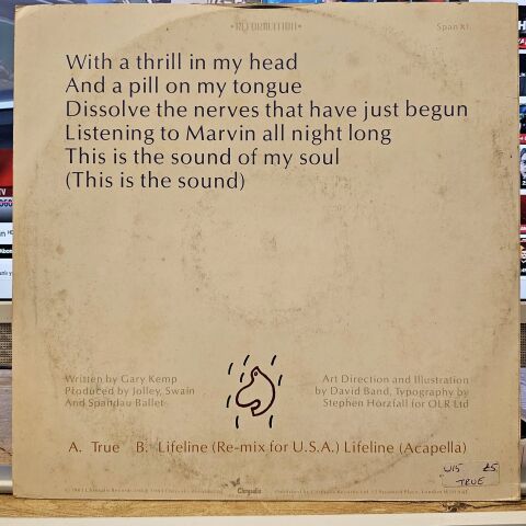 Spandau Ballet – True LP PLAK