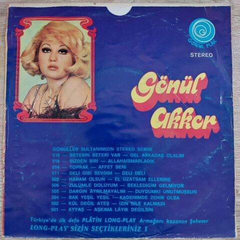 GÖNÜL AKKOR - BETERİN BETERİ VAR 45LİK PLAK