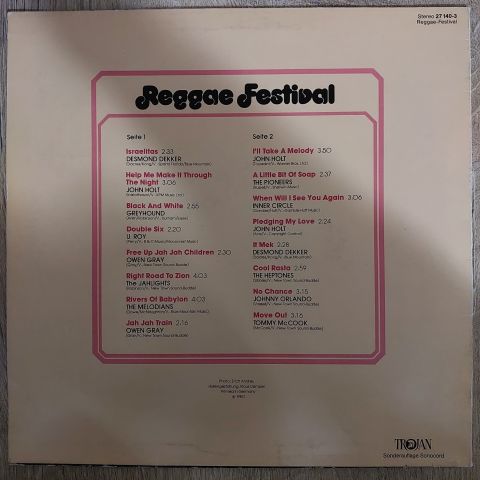 Various – Reggae Festival LP PLAK