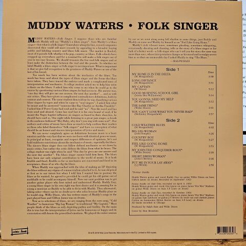Muddy Waters – Folk Singer LP PLAK
