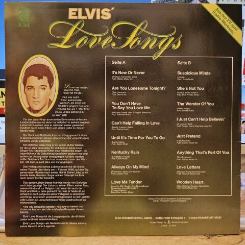 Elvis Presley – Love Songs LP PLAK