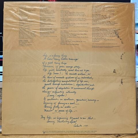 Roberta Flack Featuring Donny Hathaway – Roberta Flack Featuring Donny Hathaway LP PLAK