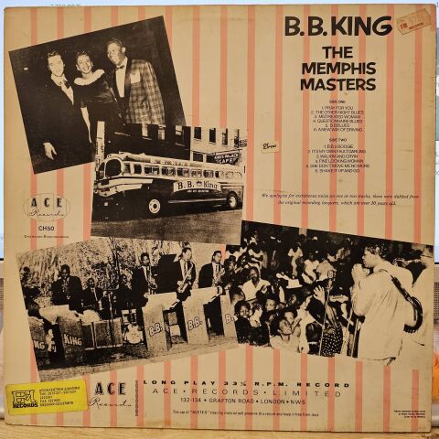 B.B. King – The Memphis Masters  LP PLAK