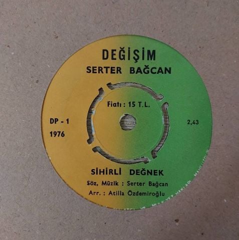 Serter Bağcan – Sihirli Değnek / Mutsuz Adam 45LİK PLAK