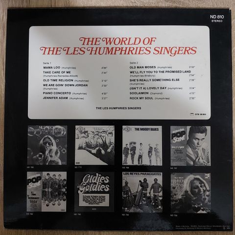 The Les Humphries Singers* – The World Of The Les Humphries Singers LP PLAK