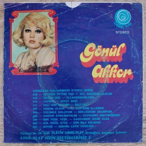 GÖNÜL AKKOR - DELİ GİBİ SEVDİM 45LİK PLAK