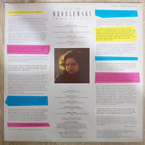 Pascal von Wroblewsky – Swinging Pool LP PLAK