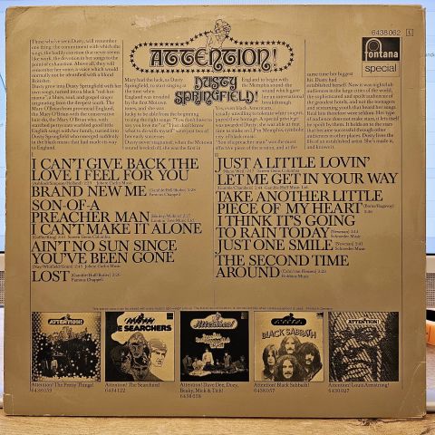 Dusty Springfield – Attention! Dusty Springfield! LP PLAK