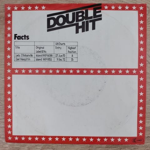 Cat Stevens – Lady D'Arbanville / Can't Keep It In 45LİK PLAK