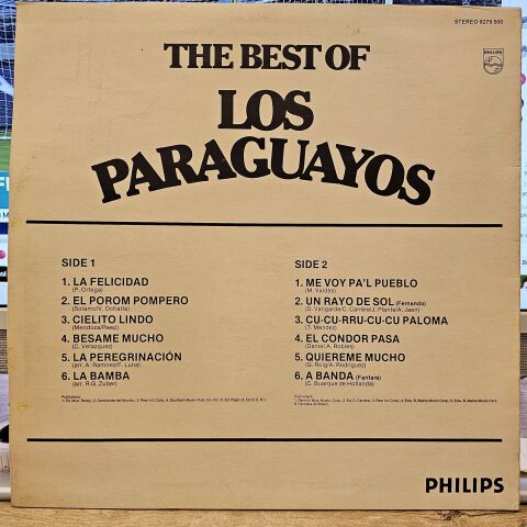 Los Paraguayos – The Best Of Los Paraguayos LP PLAK