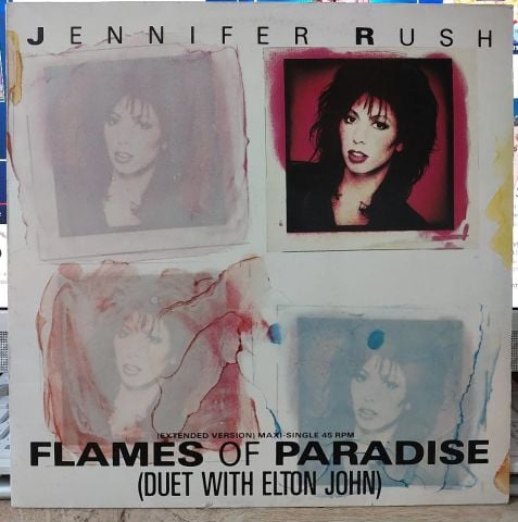 Jennifer Rush Duet With Elton John – Flames Of Paradise LP PLAK