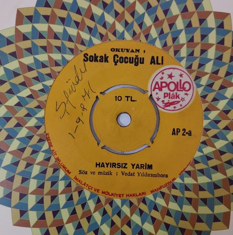 Sokak Çocuğu Ali – Aşkımı Süpürmüşler 45LİK PLAK